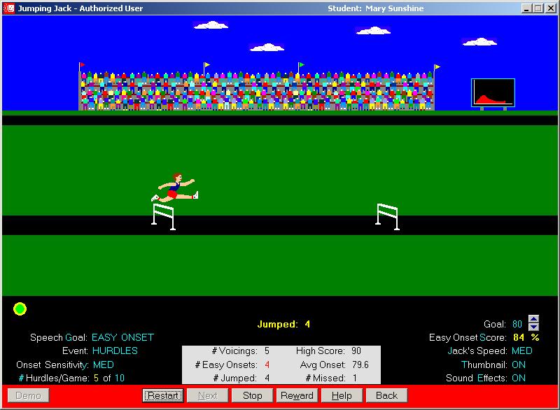Sample Red Light-Green Light Game Screen